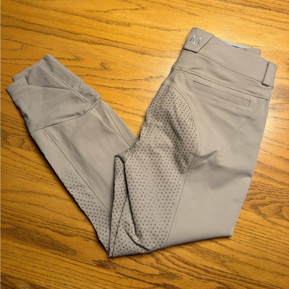 Mountain Horse Taupe Full Seat Silicone Women's Diana Breeches